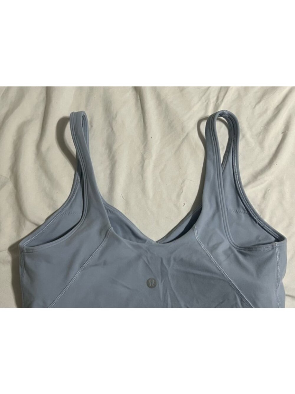 Lululemon Light Blue Align Tank Cropped Size 8 - Picture 5 of 10